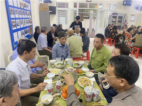 6 mâm liên hoan tổ dân phố tại KĐT Dương Nội 