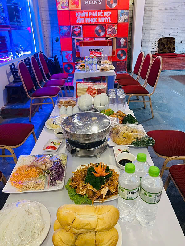 đặt cỗ ở chung cư anland premium