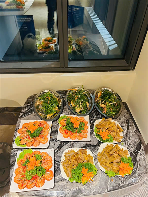 Ảnh đặt cỗ 49 ngày ở hà đông