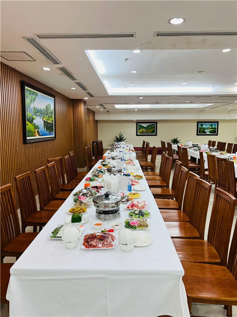 Ảnh đặt cỗ ở chung cư an thái tower