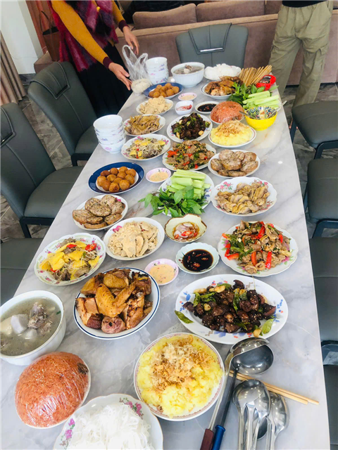 Ảnh đặt cỗ nhím ở la khê