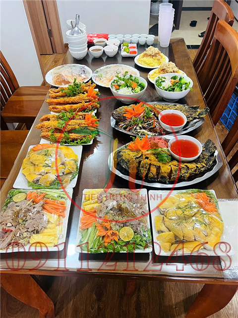 Ảnh buffet cho công ty ở Giang Biên